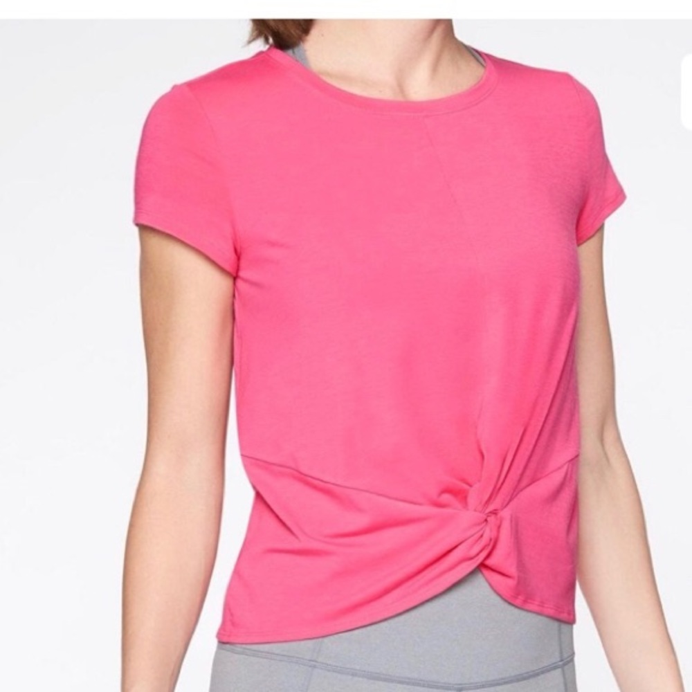 Athleta | Hit Pink Crop Top | S